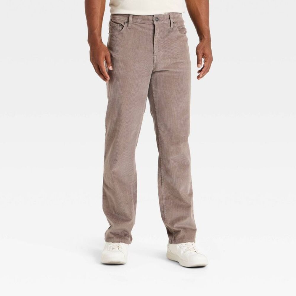 Open Box - Goodfellow & Co - Men's Straight Fit Corduroy Pants - Goo Tan